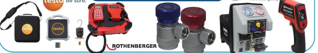 Ferramentas: Testo · Rothenberger · Mastercool