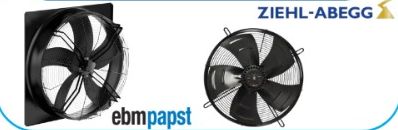 Motor axial 200 a 910 mm: ebm-papst · Ziehl-Abegg